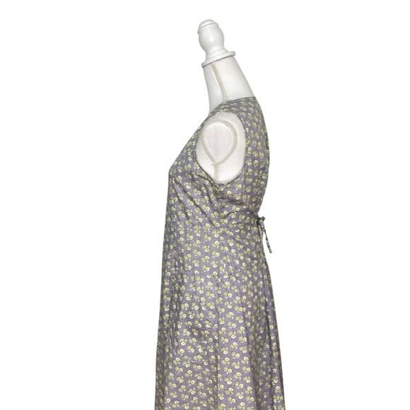 Tulip Clothing Sz XS Myla Purple Floral A-Line Sleeveless Cottagecore Dress NWT - Picture 5 of 9